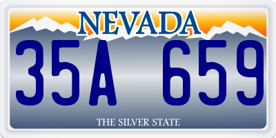 NV license plate 35A659