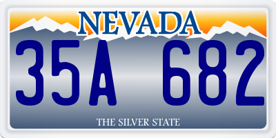 NV license plate 35A682