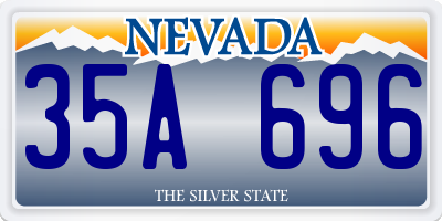 NV license plate 35A696
