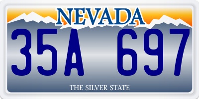 NV license plate 35A697