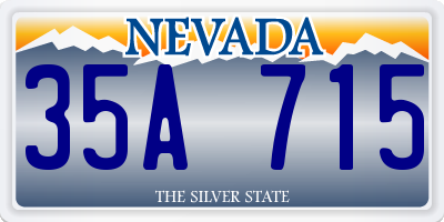 NV license plate 35A715