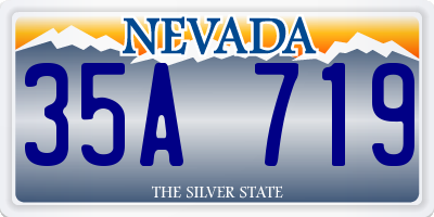 NV license plate 35A719