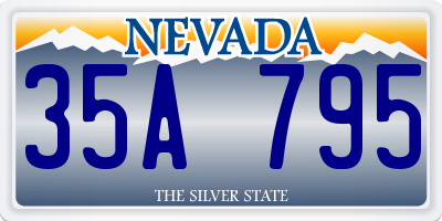 NV license plate 35A795