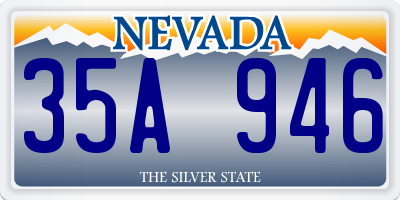 NV license plate 35A946