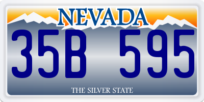 NV license plate 35B595