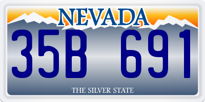 NV license plate 35B691
