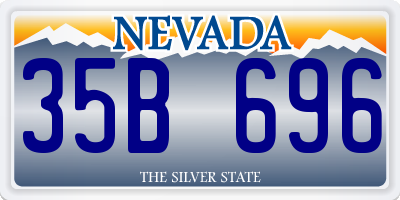 NV license plate 35B696