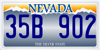 NV license plate 35B902