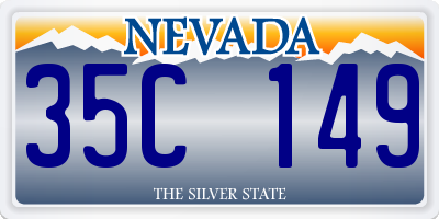 NV license plate 35C149