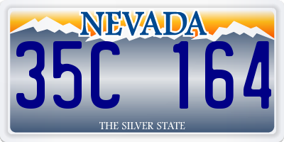 NV license plate 35C164