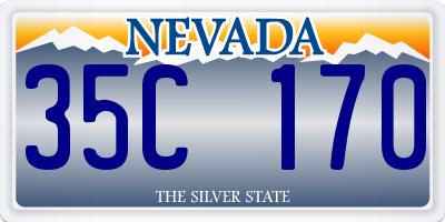 NV license plate 35C170