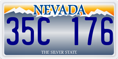 NV license plate 35C176