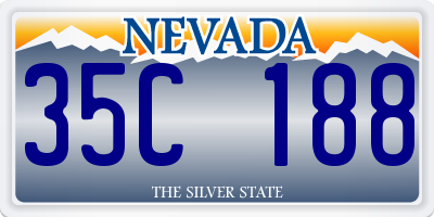 NV license plate 35C188