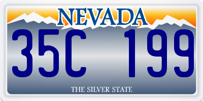NV license plate 35C199