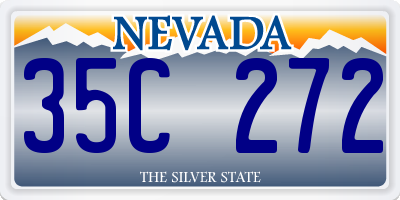 NV license plate 35C272