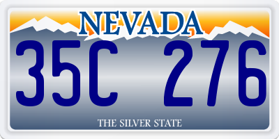 NV license plate 35C276