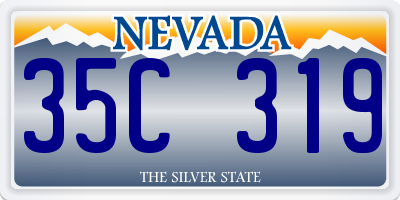 NV license plate 35C319