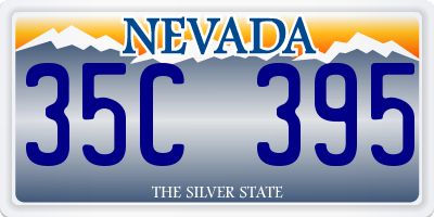 NV license plate 35C395