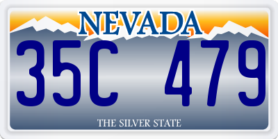 NV license plate 35C479
