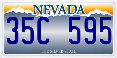 NV license plate 35C595