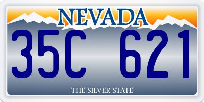 NV license plate 35C621