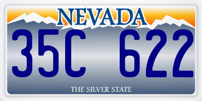 NV license plate 35C622