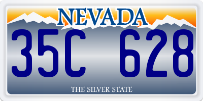 NV license plate 35C628