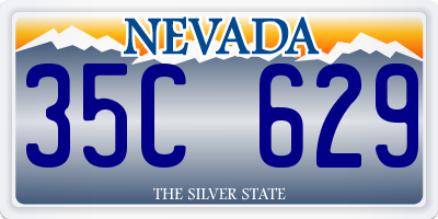 NV license plate 35C629