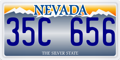 NV license plate 35C656