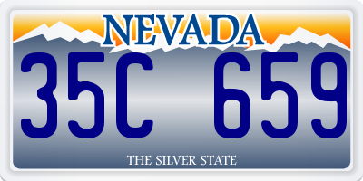 NV license plate 35C659