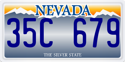 NV license plate 35C679