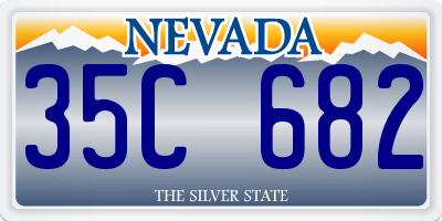 NV license plate 35C682