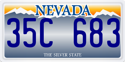 NV license plate 35C683