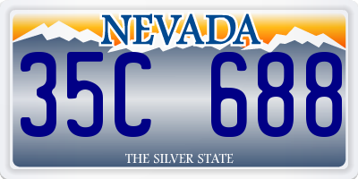 NV license plate 35C688
