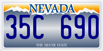 NV license plate 35C690
