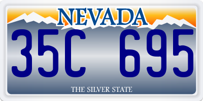 NV license plate 35C695