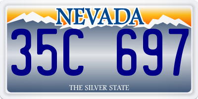 NV license plate 35C697