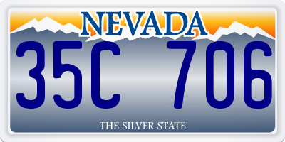 NV license plate 35C706