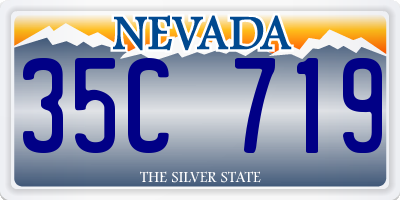 NV license plate 35C719