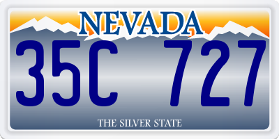 NV license plate 35C727