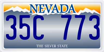 NV license plate 35C773