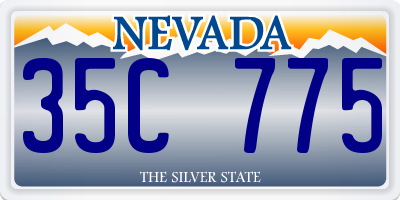 NV license plate 35C775