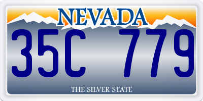 NV license plate 35C779