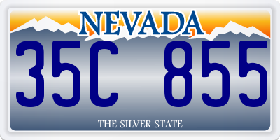 NV license plate 35C855