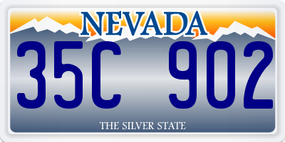 NV license plate 35C902