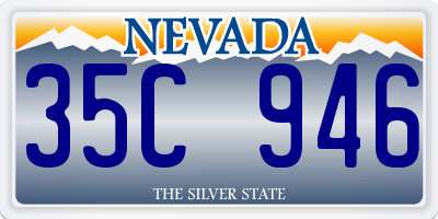 NV license plate 35C946