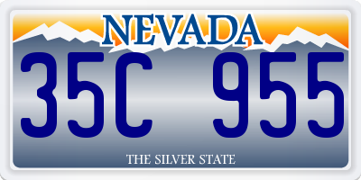 NV license plate 35C955