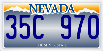 NV license plate 35C970