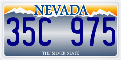 NV license plate 35C975