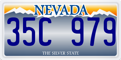 NV license plate 35C979